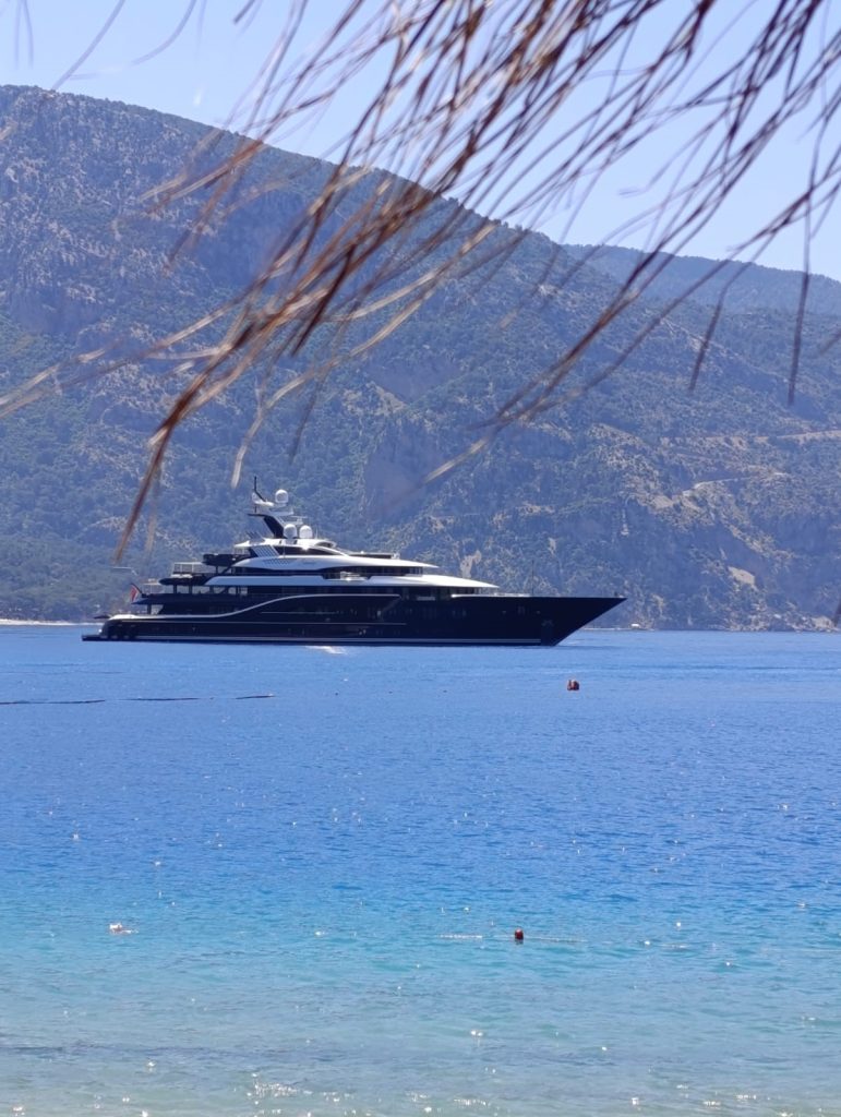 Suudi Prens’e Ait Ultra Lüks Yat ‘Solandge’ Fethiye Ölüdeniz’de