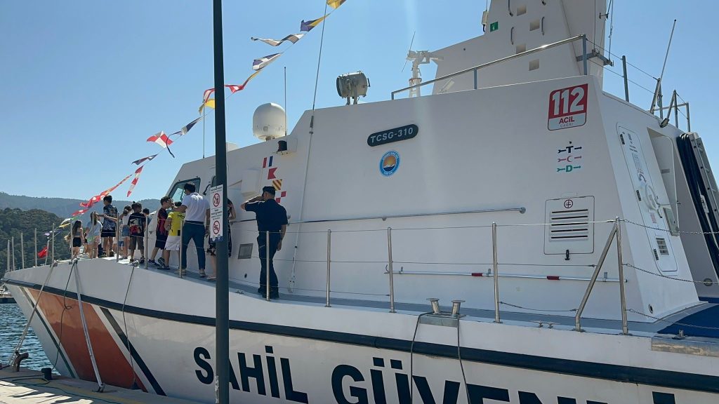 TCSG-310 Sahil Güvenlik Botu Marmaris’te Ziyarete Açıldı