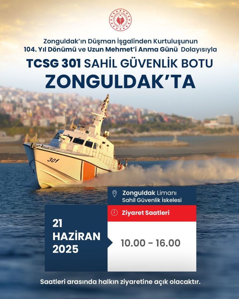 Zonguldak’ta 104. Kurtuluş Yıl Dönümüne Deniz Gücü Damgası: TCG Tekirdağ ve TCSG 301 Ziyarete Açılıyor