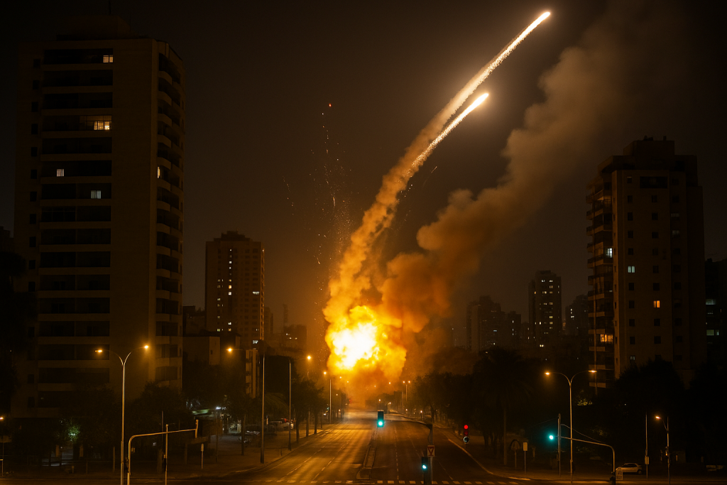 İran’dan İsrail’e Yeni Misilleme: Tel Aviv’de Patlamalar, Sirenler