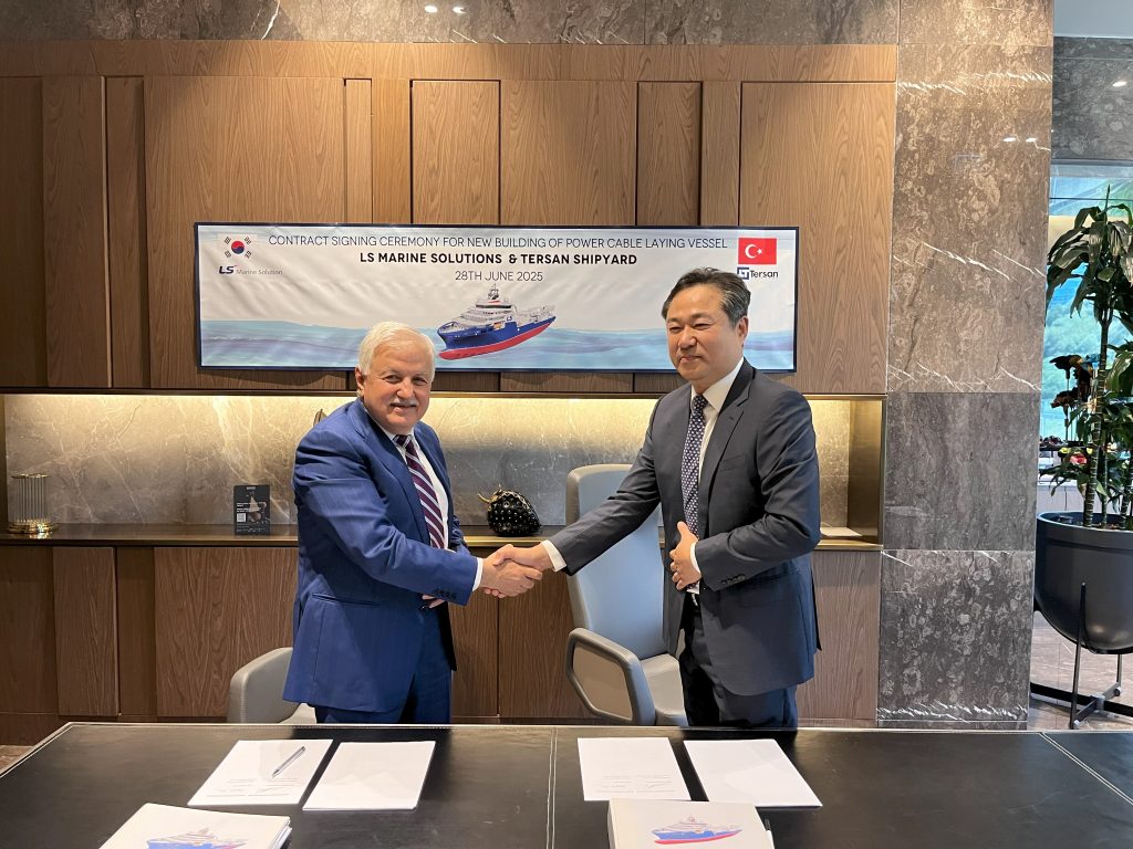 Tersan & LS Marine’den 13.000 Tonluk Kablo Döşeme Gemisi Anlaşması