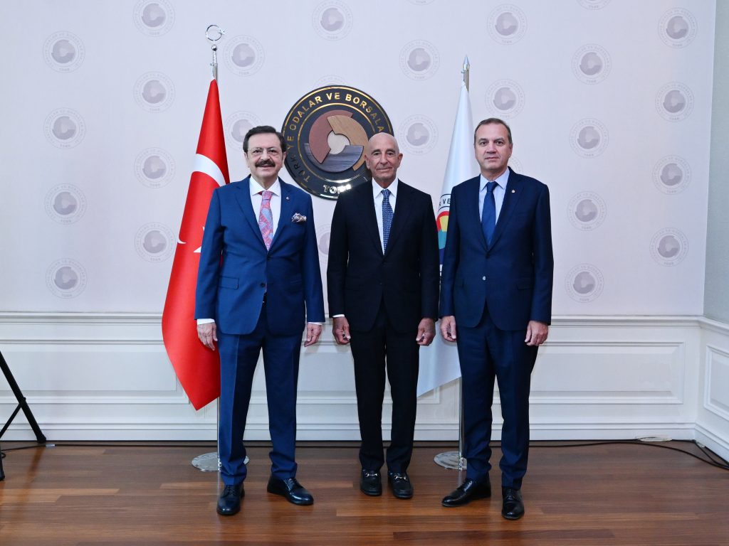 Tamer Kıran, TOBB ve ABD Büyükelçisi ile Türk Gemi İnşa Sanayisi İşbirliğini Görüştü