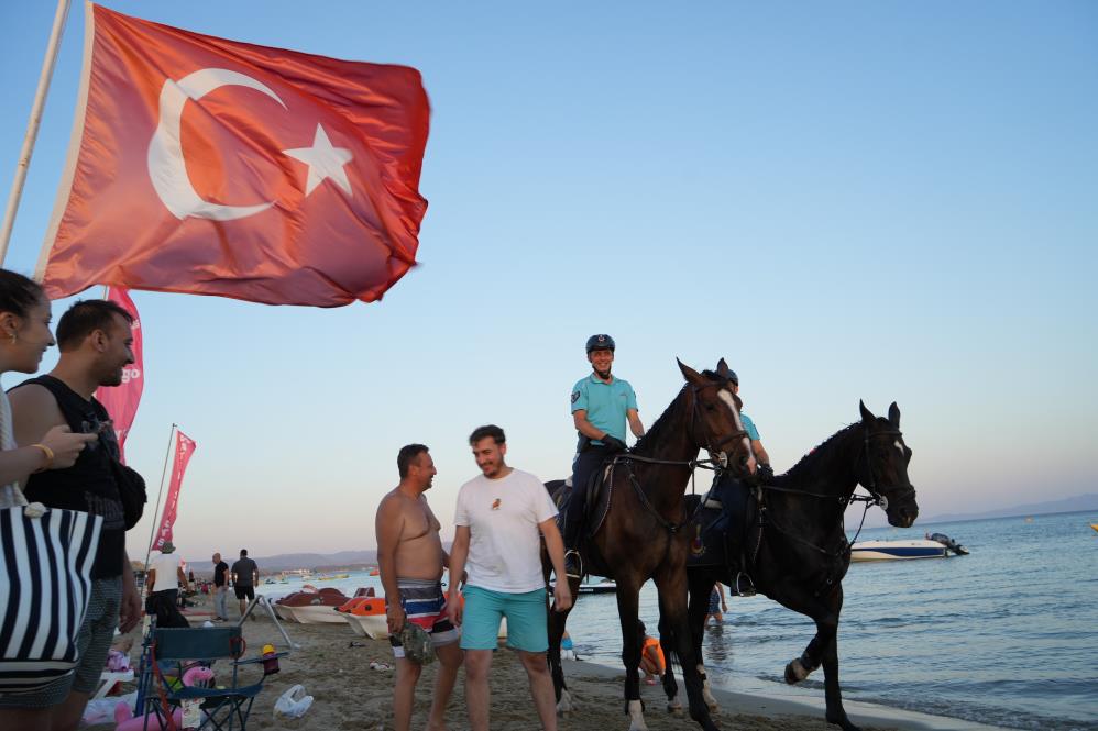 Ayvalık Sahillerinde Atlı Jandarma Dönemi Başladı