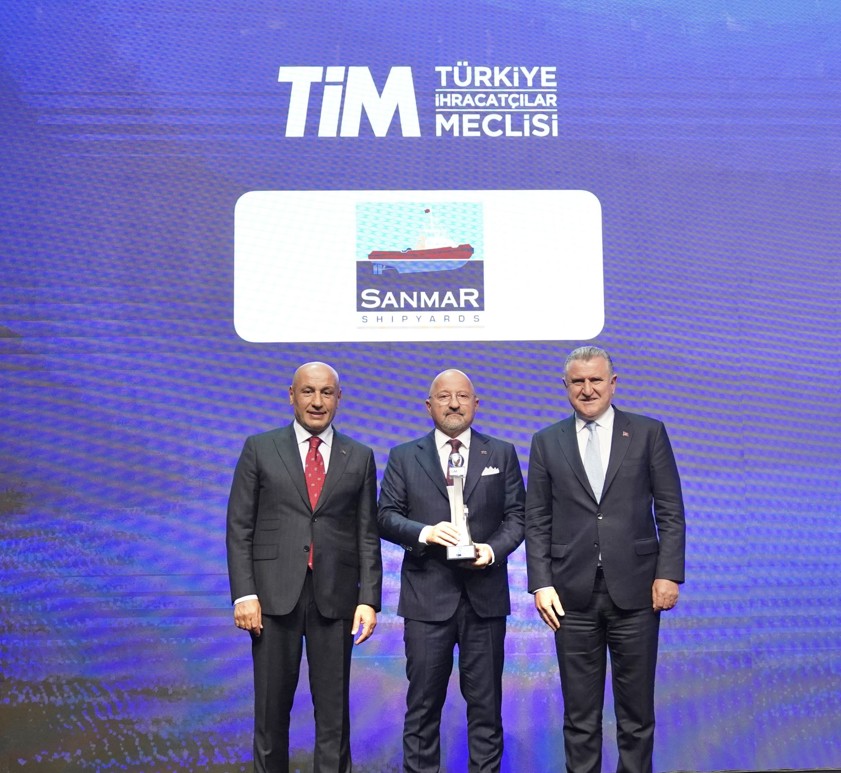 Sanmar Tersaneleri 2024’ün Denizcilik İhracat Lideri Seçildi