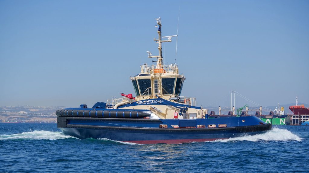 SANMAR, Svitzer’e İlk Tamamen Elektrikli Emisyonsuz Römorkörü Teslim Etti