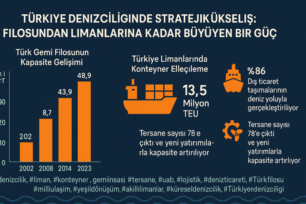 Türkiye Denizciliğinde Stratejik Yükseliş: Filosundan Limanlarına Kadar Büyüyen Bir Güç
