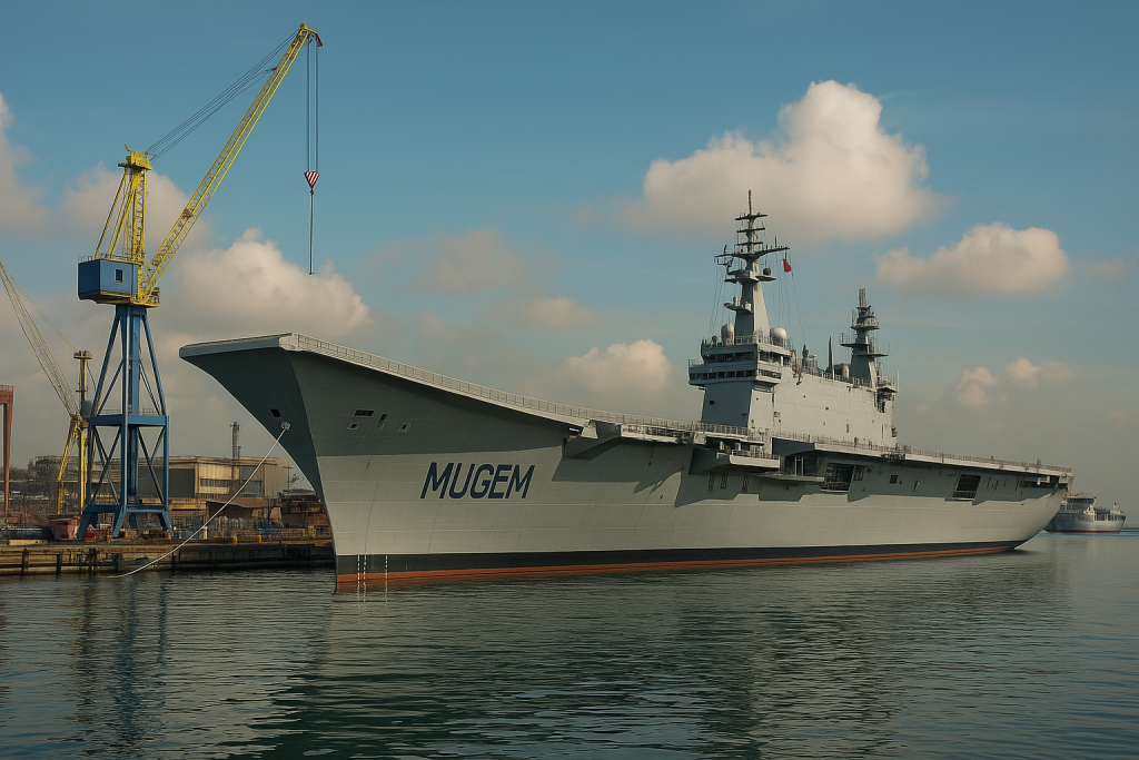 Türkiye Okyanuslara Açılıyor: MUGEM Uçak Gemisinin İnşası Resmen Başladı
