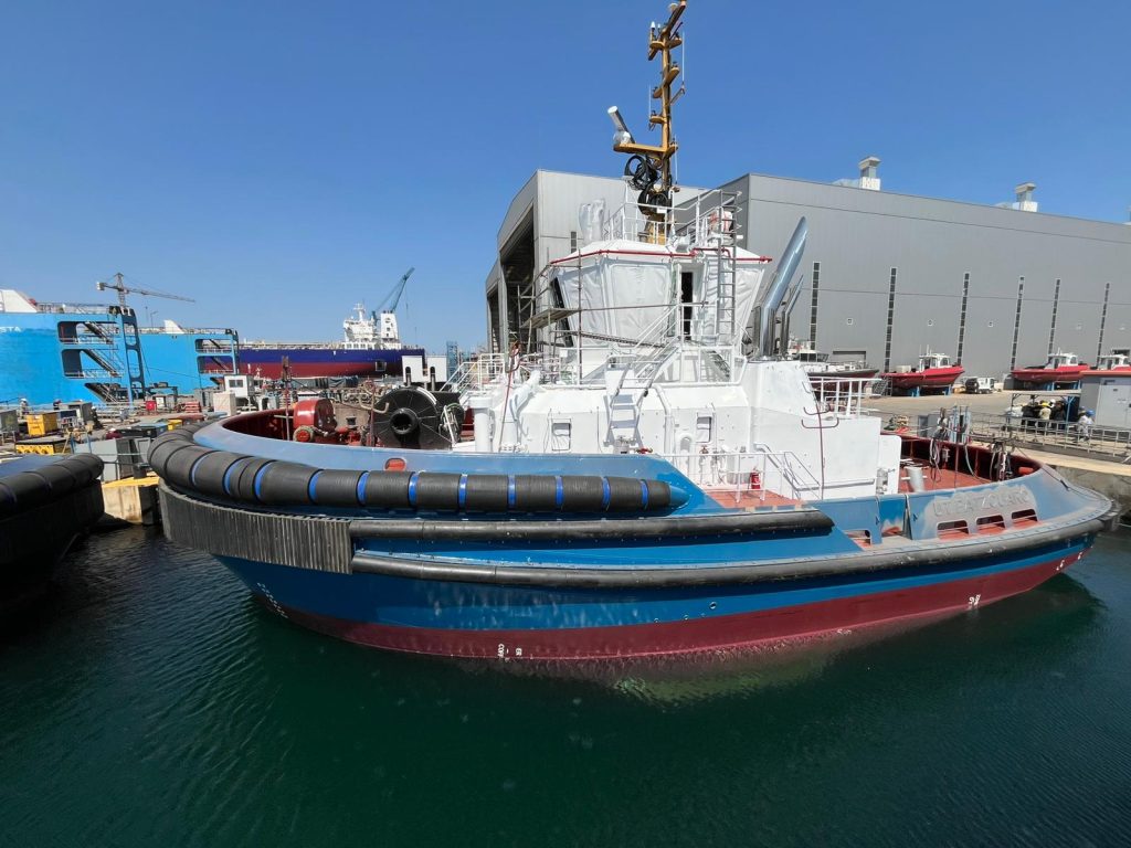 Sanmar, Ultratug Meksika İçin İnşa Ettiği BOĞAÇAY LXXIX Römorkörünü Denize İndirdi