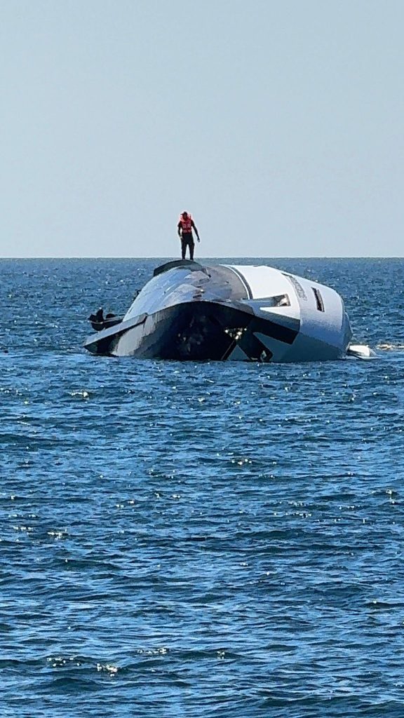 Karadeniz Ereğli’de 40 milyon liralık lüks yat battı