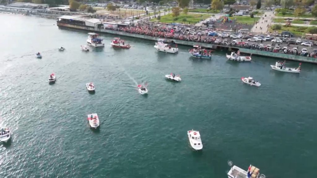 Vicdanın Sesi Denize Yansıdı: Tekirdağ’dan Gazze’ye Dayanışma Mesajı