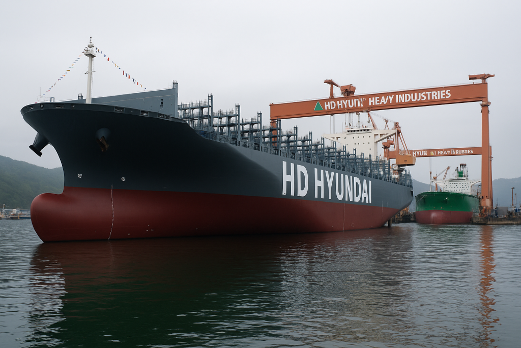 HD Hyundai, 5 Bininci Gemiyi Teslim Ederek Dünya Rekoru Kırdı