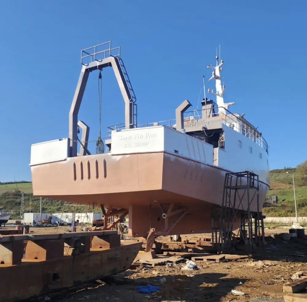 Seydi Ali Reis Araştırma Gemisi Kapasite İyileştirme Çalışmaları İçin Karaya Alındı