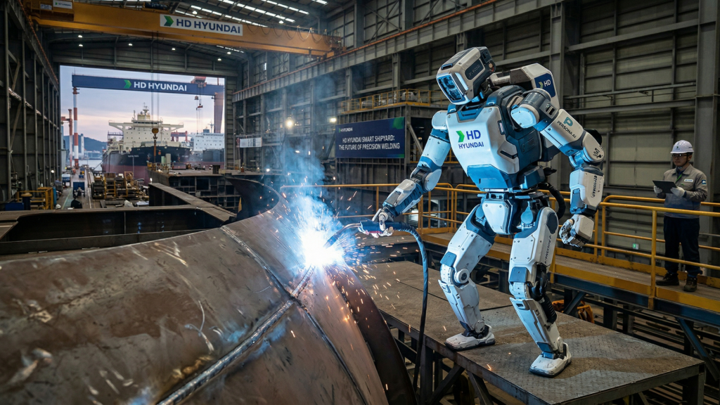 HD Hyundai’den Dev Adım: İnsansı Kaynak Robotları Geliyor