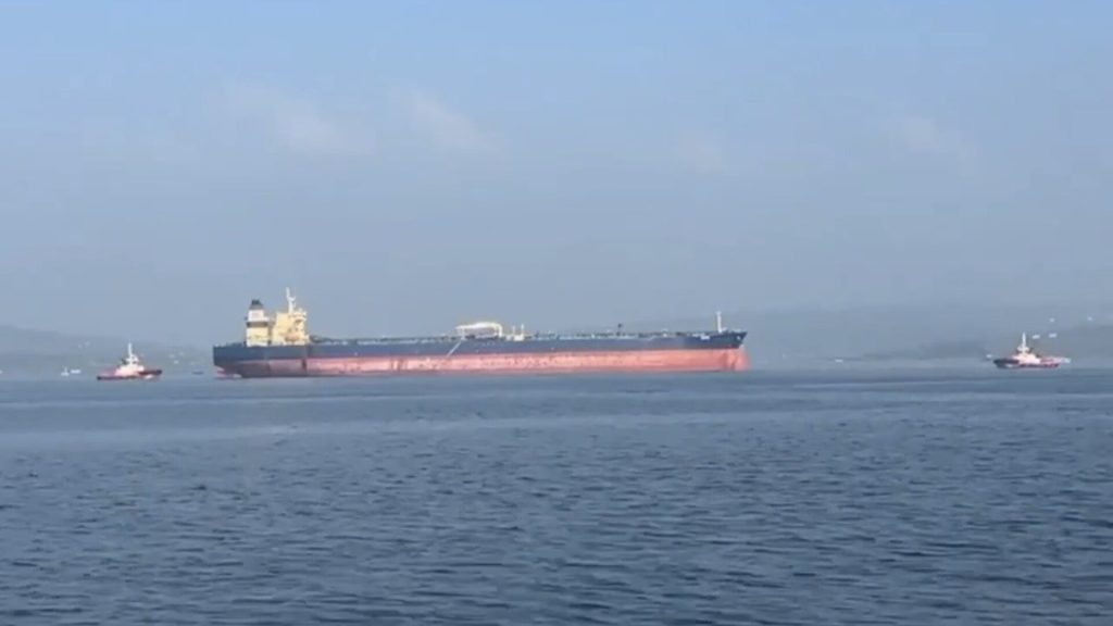 Çanakkale Boğazı’nda 274 Metrelik Dev Tankerde Makine Arızası