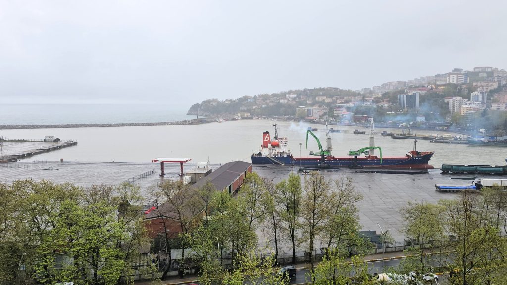 Derelerden Taşan Çamur Zonguldak Limanı’nı Sarıya Boyadı