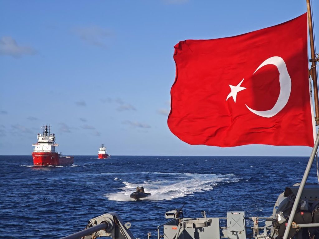 Somali Görev Grubu operasyonunda görev yapan Türk savaş gemisi