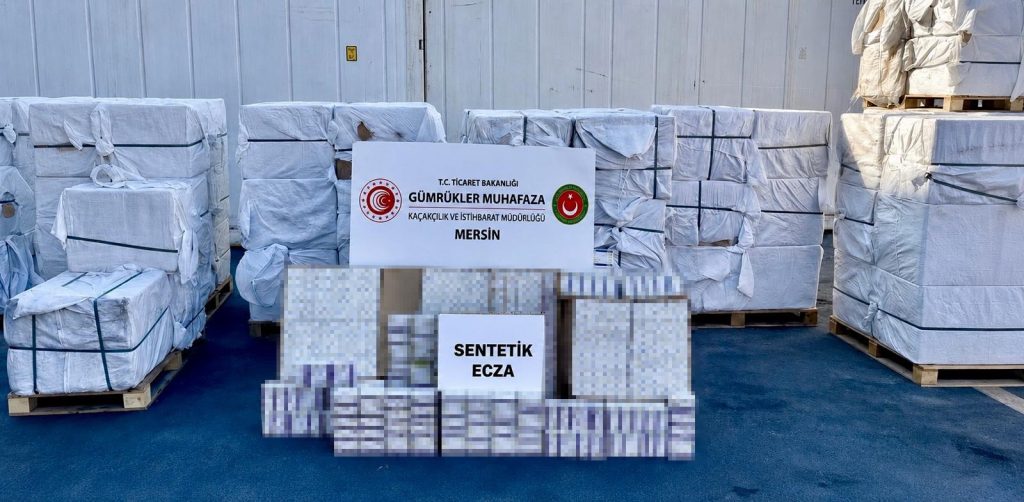 Mersin Limanı’nda Rekor: 10 Tonluk Uyuşturucu Hap Yakalandı!